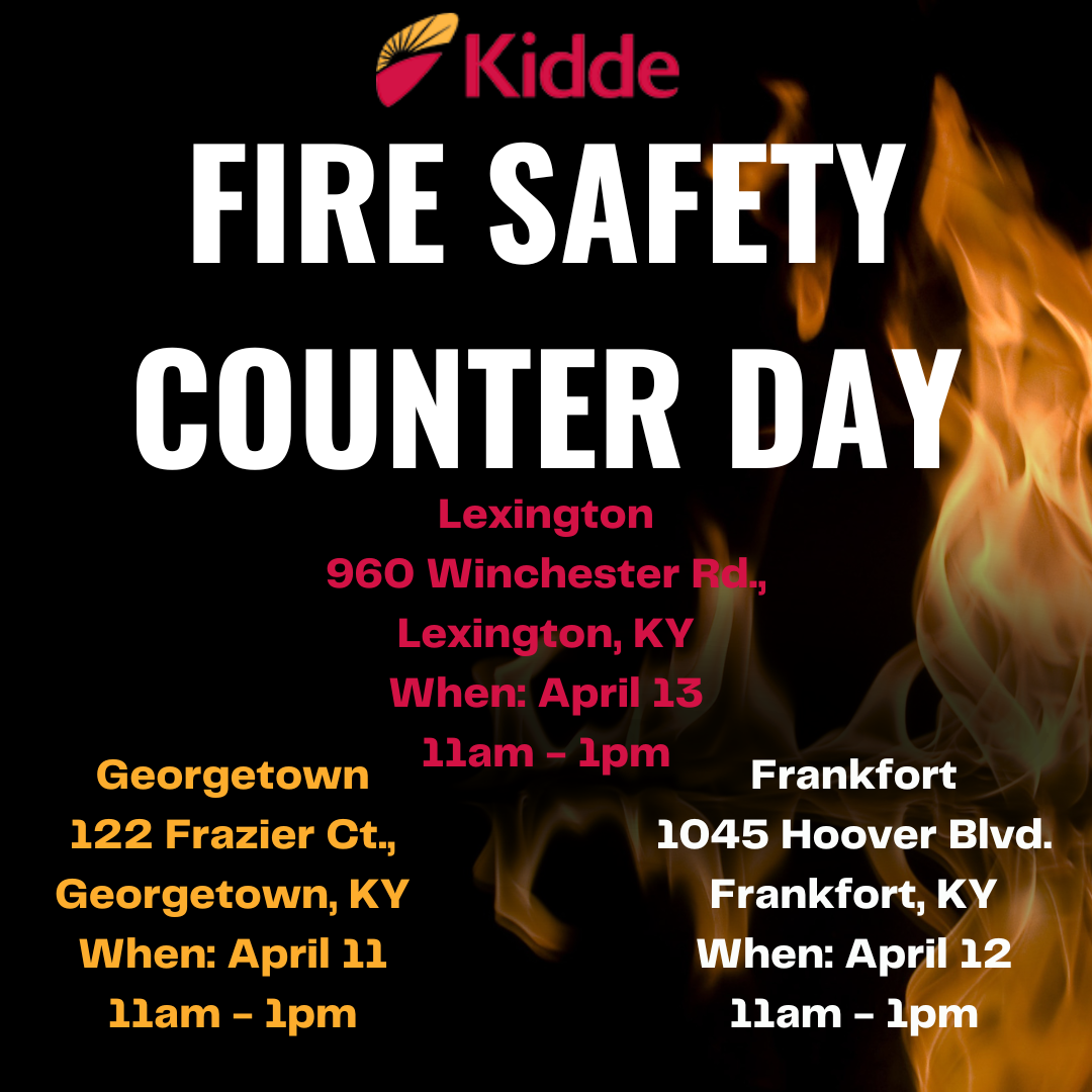2023 March-April Kidde Fire Safety Counter Day 2023 March-April Kidde Fire Safety Counter Day