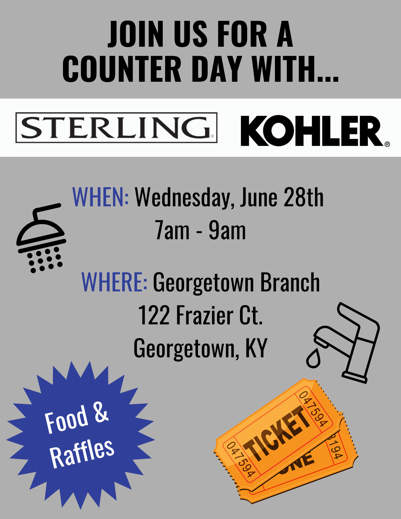 2023 June-Kohler & Sterling Counter Day-Georgetown Flyer