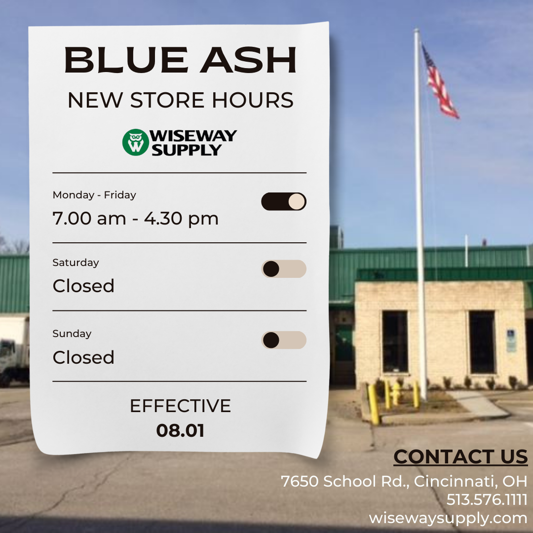 2024 July-Blue Ash New Store Hours Social Post-1